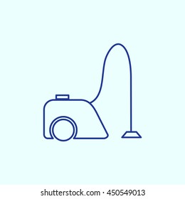 Vacuum Cleaner Line icon. Eps-10.