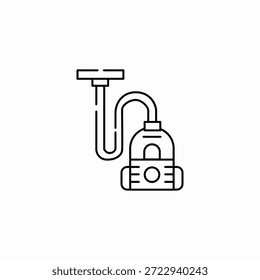 Staubsauger Maschine Symbol Vektor