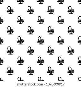 Vacuum cleaner pattern vector seamless repeating for any web design