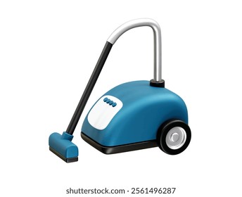 Vacuum cleaner render vector illustration