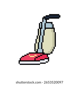 aspirador de pó retro pixel art