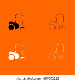 Vacuum cleaner  set  icon .