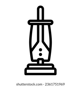 Vacuum cleaner simple outline icon. Electronic devices icon