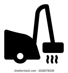 Vacuum cleaner solid icon, suitable for set electonics icons