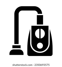 Vacuum Cleaner Vector Glyph Icon For Personal And Commercial Use.
