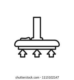 vacuum cleaner vector icon