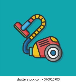 Vacuum cleaner vector icon