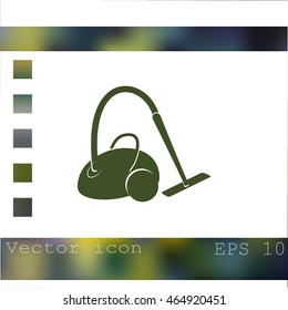 Vacuum cleaner vector icon