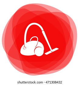 Vacuum cleaner vector icon