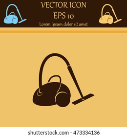 Vacuum cleaner vector icon