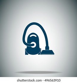 Vacuum cleaner vector icon