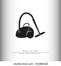 Vacuum cleaner vector icon