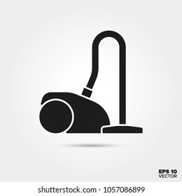 Vacuum cleaner vector icon. Housework and cleaning symbol. 