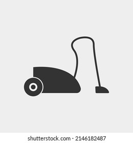 vacuum cleaner vector icon illustration sign