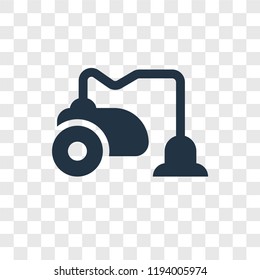 Vacuum cleaner vector icon isolated on transparent background, Vacuum cleaner transparency logo concept