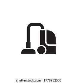 vacuum cleaner vector icon logo design