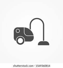 Vacuum cleaner vector icon sign symbol