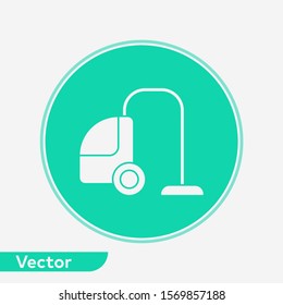 Vacuum cleaner vector icon sign symbol
