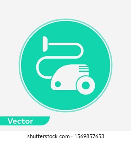 Vacuum cleaner vector icon sign symbol