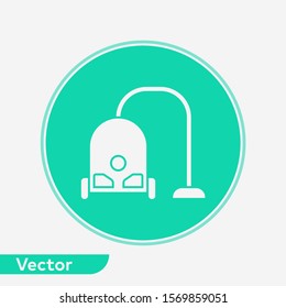 Vacuum cleaner vector icon sign symbol