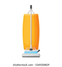 Vacuum cleaner vector icon.Cartoon vector icon isolated on white background vacuum cleaner .