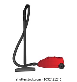 Vacuum cleaner vector illustration