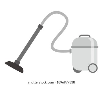 Vacuum cleaner vector illustration. Home appliances.