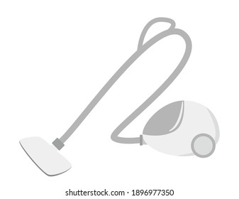 Vacuum cleaner vector illustration. Home appliances.