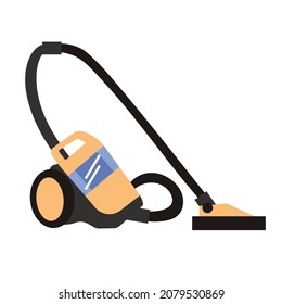 Vacuum cleaner vector illustration. Isolated on white background.