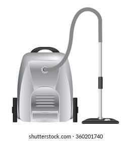 Vacuum cleaner. Vector illustration isolated on white background