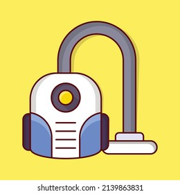 vacuum cleaner Vector illustration on a transparent background.Premium quality symbols. vector line flat  icon for concept and graphic design.