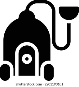 vacuum cleaner Vector illustration on a transparent background.Premium quality symbols.Glyphs vector icon for concept and graphic design.