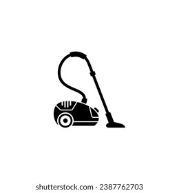 Vacuum cleaner vector image on white background.