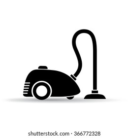 Vacuum cleaner vector pictogram