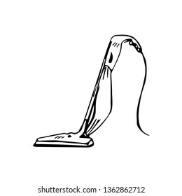 a vacuum cleaner vector sketch