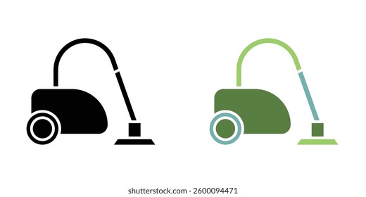 Vacuum cleaner web vector icons