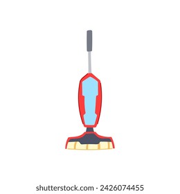 vacuum electric mop cartoon. cleaner technology, broom machine, modern housework vacuum electric mop sign. isolated symbol vector illustration