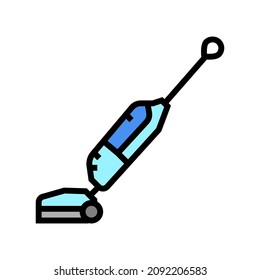 vacuum electronic equipment for cleaning color icon vector. vacuum electronic equipment for cleaning sign. isolated symbol illustration