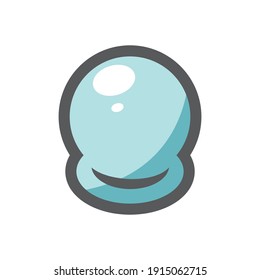 Vacuum glass cans Banks for vacuum procedures Massage jars Vector icon Cartoon illustration.