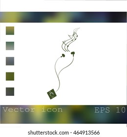 Vacuum headphones