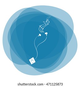 Vacuum headphones