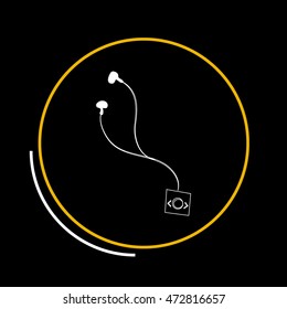 Vacuum headphones