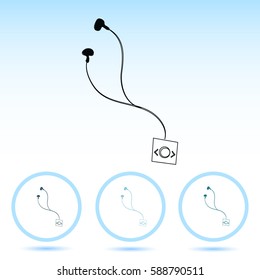 Vacuum headphones