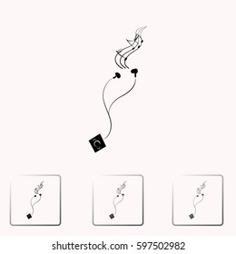 Vacuum headphones