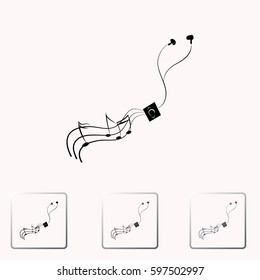 Vacuum headphones