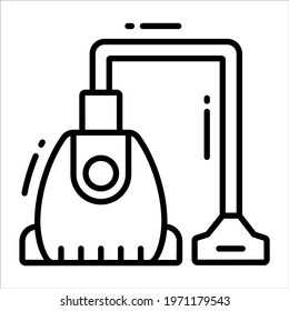 Vacuum line vector Icon. that can be easily modified or edit
