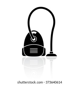 Vacuum sweeper icon isolated on white background
