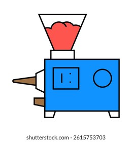 vacuum syringe line icon vector. vacuum syringe sign. isolated symbol illustration