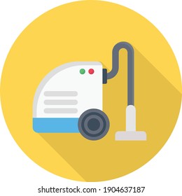 vacuum vector flat colour icon