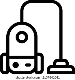 vacuum vector illustration isolated on a transparent background. storke vector icons for concept or web graphics.